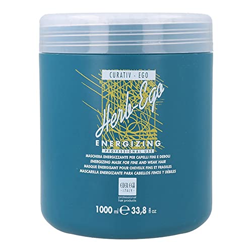 Ever Ego Italy Energizing Mask For Thinning, Fine and Weak Hair | Stimulating and Revitalizing Hair Care Product For Men And Women | 1 Liter Tub image 2