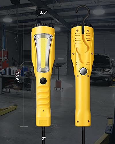 Baladeuse de travail LED COB avec câble 15ft et support aimanté - 7