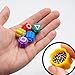 Redpai Gonggi Game Set Pack of 5 with Steel Beads - Authentic Korean Jackstones, 3D-Printed Durable Plastic Shells & Weighted Design forAdults, Traditional Toss & Catch Game Gift