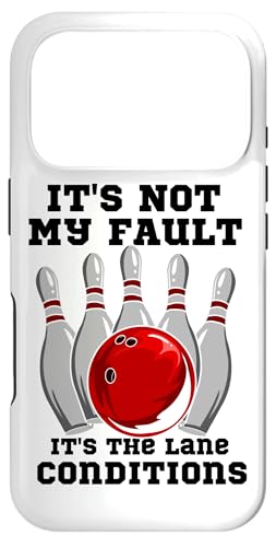 �{�E�����O It's Not My Fault It's The Lane Conditions �{�E���[ �X�}�z�P�[�X iPhone 17 Pro �p