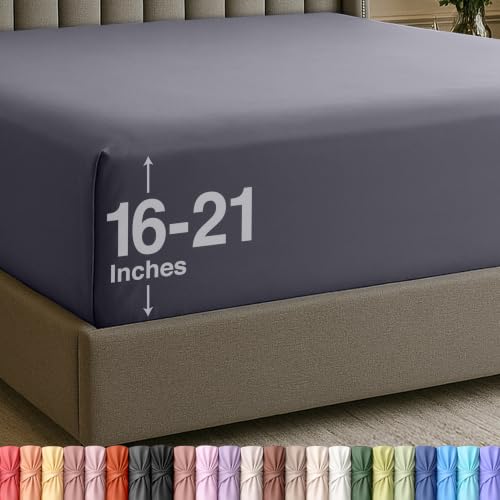Utopia Bedding Extra Deep Pocket Queen Fitted Sheet, Fits up to...