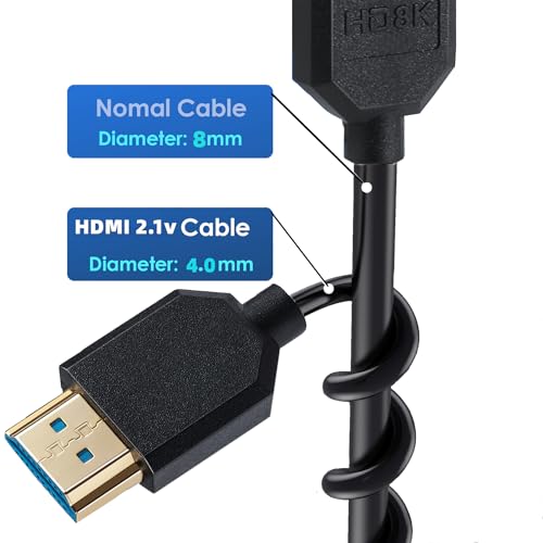 Cable HDMI de alta velocidad con transmisión de vídeo 8K estable 3