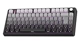 OMOTON Clavier Gaming Mécanique | 75% ISO-FR sans Fil Hot-Swap, Gasket Mount, RGB, MK212 Clavier Gamer AZERTY avec Knob, Tri Mode Keyboard TKL, PBT Keycaps, Son Creamy, Red Switch pour PC/Mac/PS4/PS5