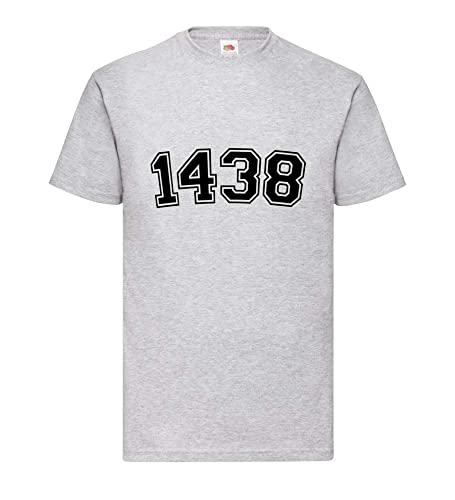 T-shirt homme grande taille XXXL gris ample col rond coton