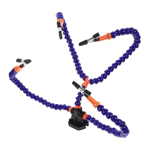 Image of POPETPOP Third Hand Soldering Station Multi Function Welder Aid Table for Pcb Repair Lightweight and Portable Design User Friendly for All Skill Levels Safe and Reliable Soldering