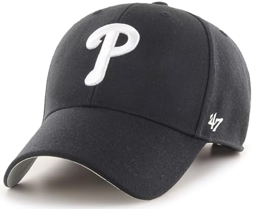 Gorra ajustable 47 Brand MLB Black White miniatura 1
