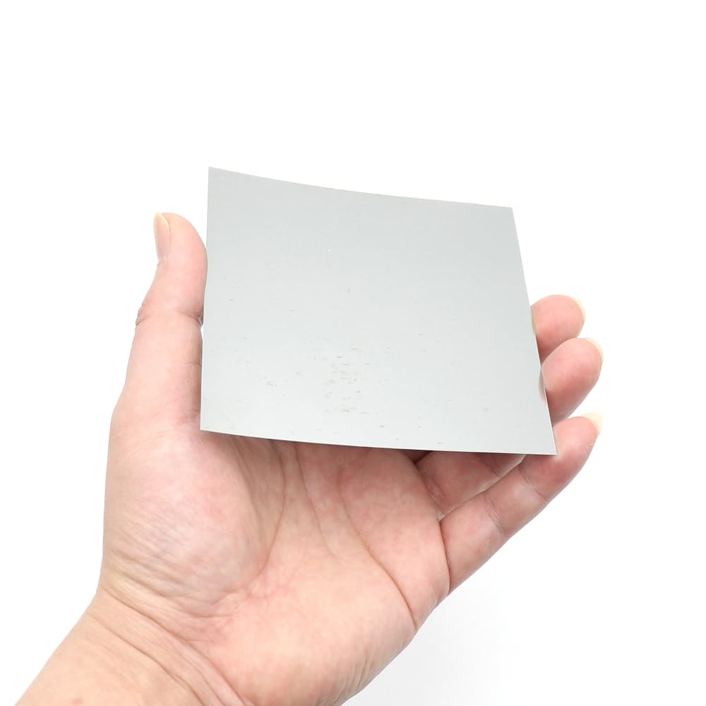 1 pièces 100X100MM feuille d'étain haute pureté plaque d'étain feuille d'étain peau d'étain Sn≥99.99% disponible pour les expériences de recherche scientifique (Thickness 0.2MM)