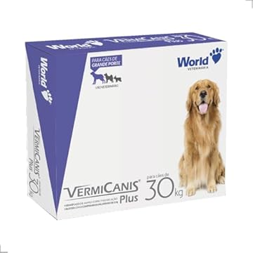 VermiCanis Plus, Vermífugo para Cães de Grande Porte até 30 kg, 2 Comprimidos