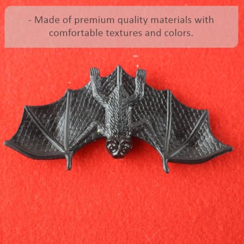 Murciélagos de plástico negro para decoración de pasajes del terror 4