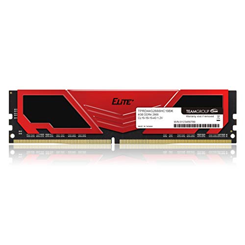 Team DDR4 2666Mhz PC4-21300 4GB デスクトップ用メモリ Elite Plus シリーズ 日本国内無期限正規保証