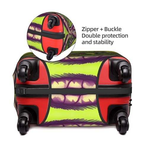 Frog in a pond Printed luggage cover, double stitching all around, high elastic material, suitable for travel and business trip3