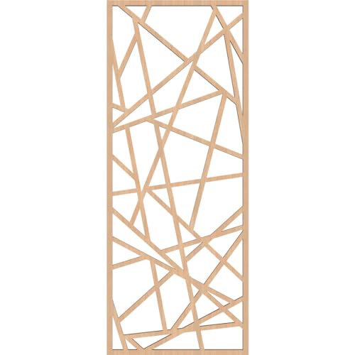 Image of Conway Decorative Pierced Fretwork Wood Wall Panels, 11 3 /8 inchW x 29 3 /8 inchH x 3 /8 inchT, Hickory