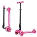 GOSFUN Patinete 3 Ruedas con LED Luces,Diseño Scooter Plegable para Niños de...