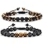 Tiger eye&Lava Rock Bracelets