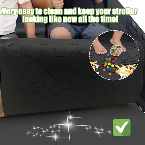 Image of Vodolo Silicone Mat for Wonderfold Wagon W4,Luxe Accessories for Wonderfold Stroller to Protect Wagon from Sand, Dirt, and Water,Easy Clean