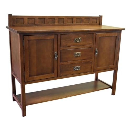 Pemberly Row Arts And Crafts Walnut Sideboard