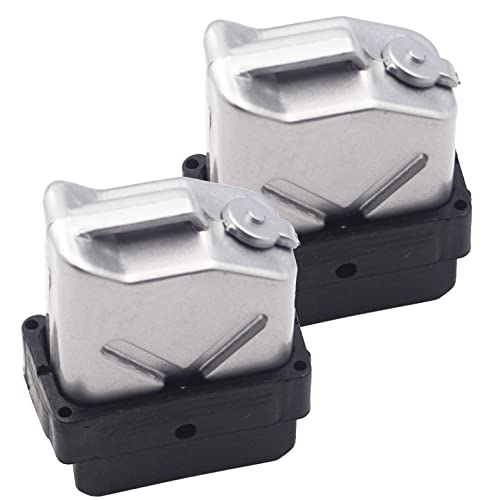 ShareGoo 2PCS Plastic Mini Fuel Tank RC Crawler Decoration Accessories Compatible with Axial SCX...