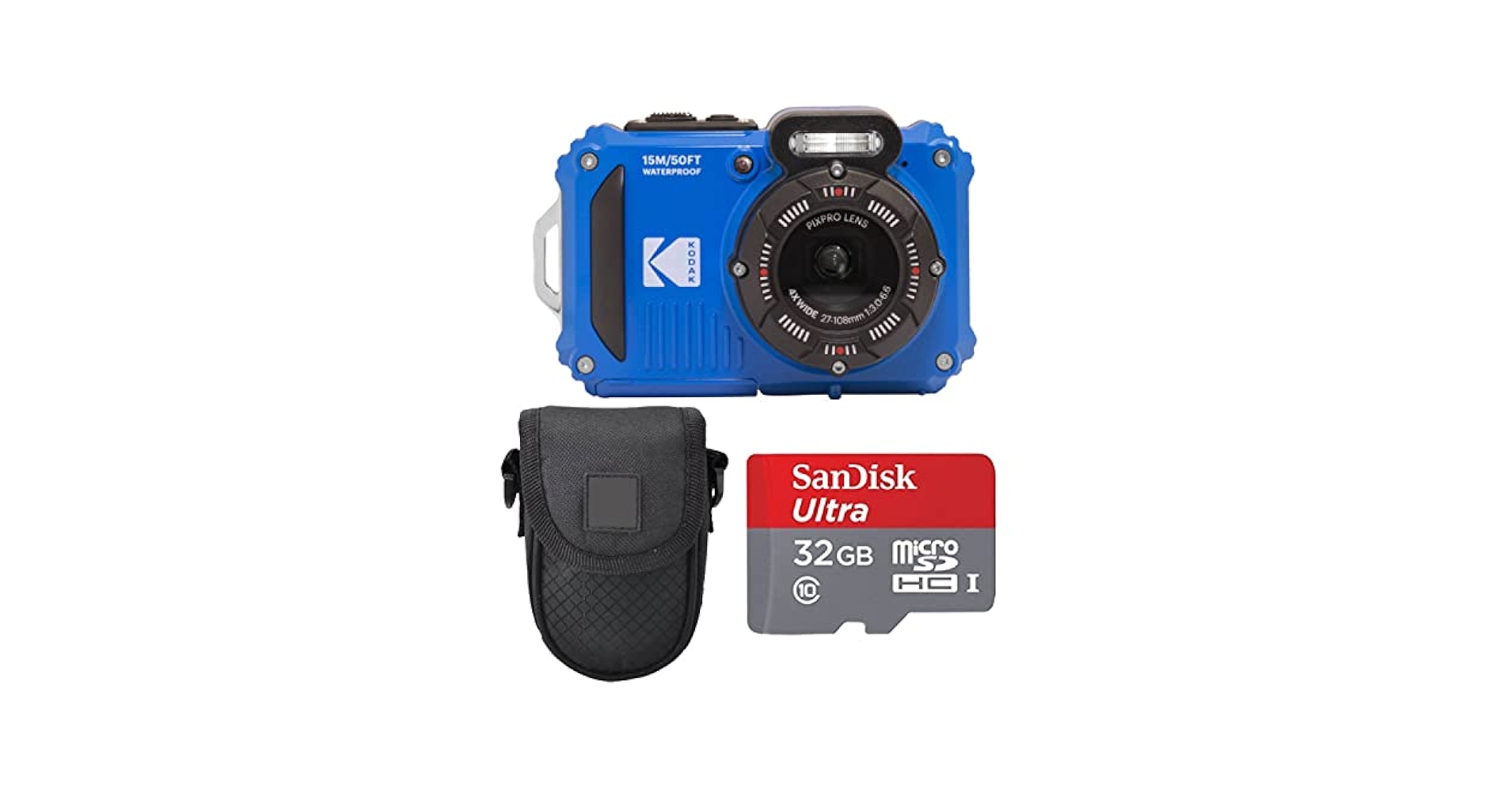 Amazon.com : Kodak PIXPRO WPZ2 Digital Camera + Black Point
