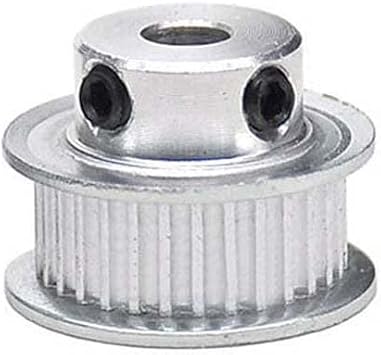 2GT 30T Timing Belt Pulley 6.35mm Bore For 10mm Belt For CNC 3D Printer Reprap tooth width11mm, Bore6.35mm