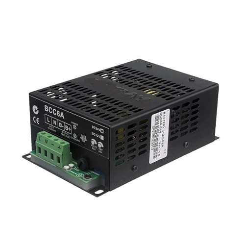 LDHJBNAC BCC6A 12V/24V Intelligent Float Battery Charger Module 6A/3A Battery Charger Circuit Adapter Generator Parts(12V 6A)