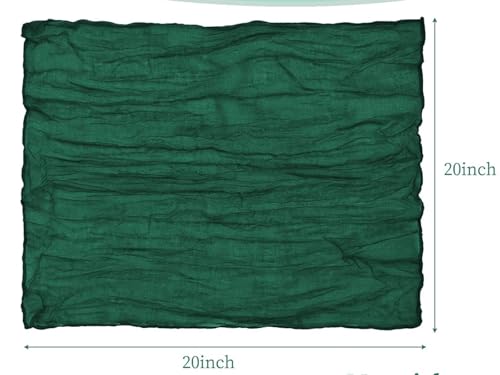 6 Servilletas de Tela 20x20 Forest Green miniatura 4