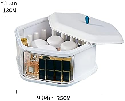 Cosmetic Boxes Multi Layer Desktop Dressing Table Transparent Dressing Table with Lid Storage Nail Polish Cosmetic Mask Lipstick Storage Box Cosmetic Display Cases(B) (C)