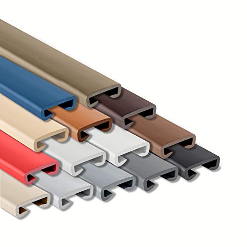 ProfiPVC Handlauf aus PVC 40x8mm Treppengeländer aus Gummi 1 Meter und...