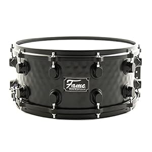 Fame FSS-65 Hammered Black Steel Snaredrum
