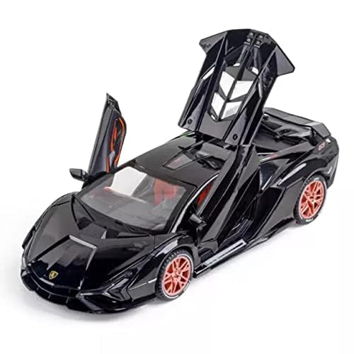 Image of SPITEN LAMBOR SIAN FKP 37 Sport 1:24 Big Size Diecast Scale Model Alloy Metal Pull Back Toy car for Kids with Openable Doors & Light, Music Toy Vehicle for Kids - Colors as Per Stock