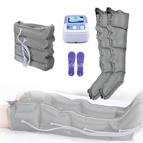 TDSYOCG Masajeador Eléctrico de Piernas con 4 Cavidades – Terapia de Drenaje Linfático para Mejorar la Circulación y Aliviar Piernas Cansadas
