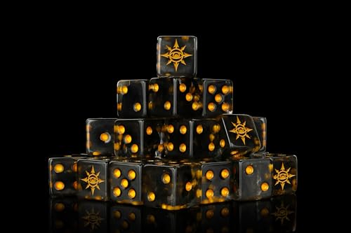 Baron of Dice Chaos Demon Resin Dice - Set of 25 (Square)