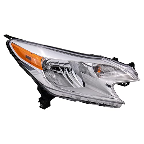 Image of TRQ Passenger Side Headlight Assembly Halogen Compatible with 2014-2016 Versa Note S S Plus SV 2015-2016 Versa Note SL SR NI2503223
