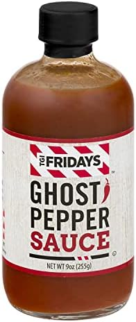 t.g.i. friday's T G I Ghost Pepper Sauce, 9 Ounce Bottle (Pack of 12)