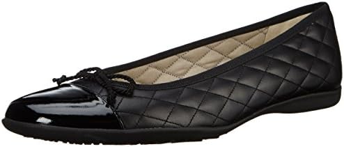 French Sole FS/NY Women's Passport Ballet Flat, Black, 8.5 M US