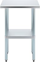 Vista 468 de Mesa de trabajo de acero inoxidable, mesa de metal