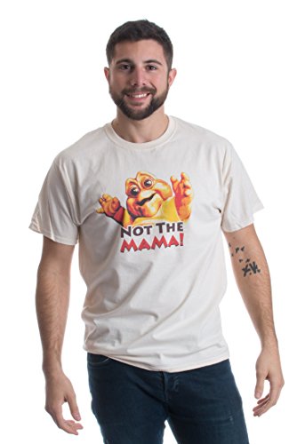 Não é a mamãe! Camiseta unissex / Camiseta de tributo de dinossauro anos 90, Natural, Large