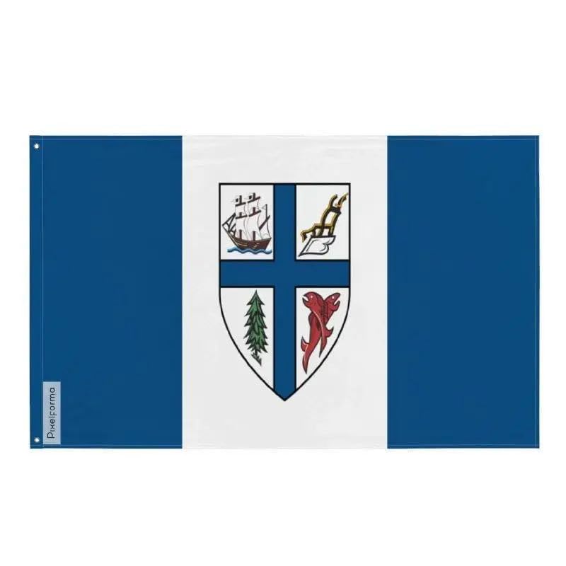 Drapeau New Westminster Pixelforma haut de gamme en polyester
