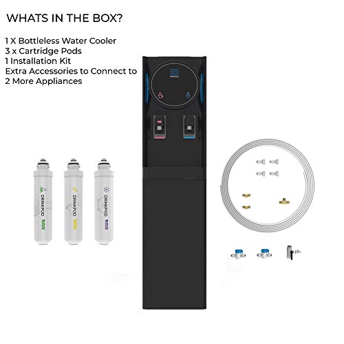 Bottleless Water Cooler Hot And Cold Water Dispenser For Offices & Homes (Black) #TOP5