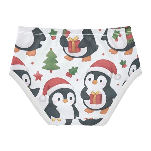 Girls' Sport Panties Comfort Color for Toddler Christmas Penguins2