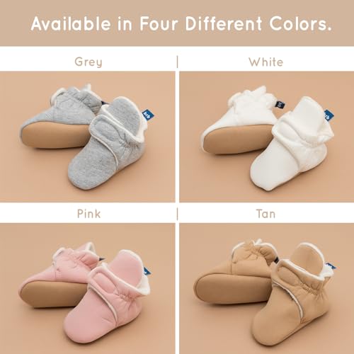 BirdRock Baby Booties - Soft Sole Cotton Bootie for Boys and Girls4
