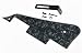 KAISH Black Pearl LP Guitar Pickguard with Black Bracket for Epiphone Les Paul