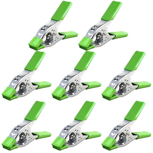 Image of SWANLAKE 8 PCS 6 inch inch Spring Clamp, Heavy Duty Spring Metal Spring Clamps, 2.5 inch-inch Jaw opening(6inch 8-Piece)