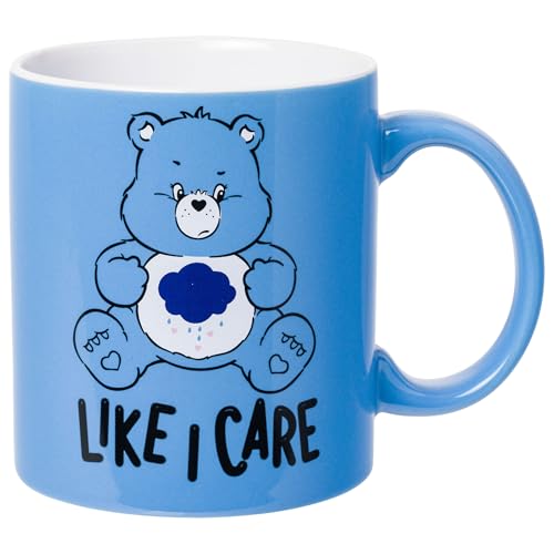 Silver Buffalo Care Bears Grumpy Bear Like I Care Ceramic Mug | Holds 20 Ounces