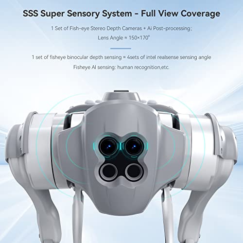 Unitree Go1 Air Ai Robot Dog: Bionic Tech Companion, Super Sensory System, Intelligent Side-Follow Toy #TOP3