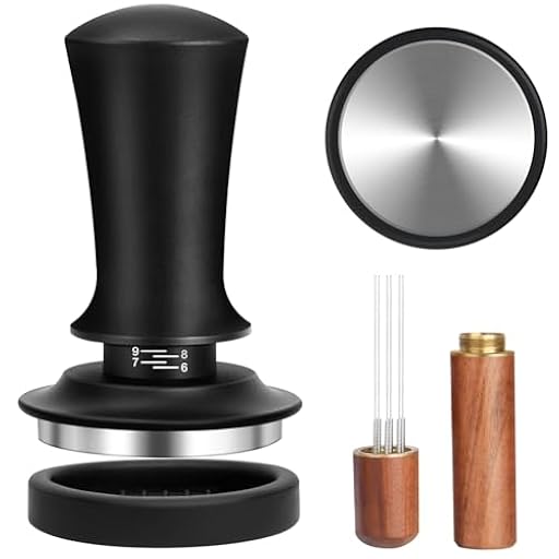 Lnopever Kit Cafe Barista, Cafe Tamper 51mm, Distribuidor De Café Espresso, 304 Almohadillas De Café con Base De Acero Inoxidable para Hogares Y Oficinas, Adecuadas para Amantes del Café | Ya disponible en tu tienda friki favorita! En mundofriki.es!