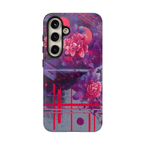 Coque rigide brillante Samsung Galaxy S24 anti-choc et violette