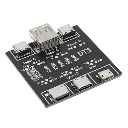 DUTTY Probador de Cable USB, Tablero de detección de Cable de Datos, probador de Cable de Datos USB - c, Micro - USB, Tablero de detección de Cable Micro - Mini Lightning