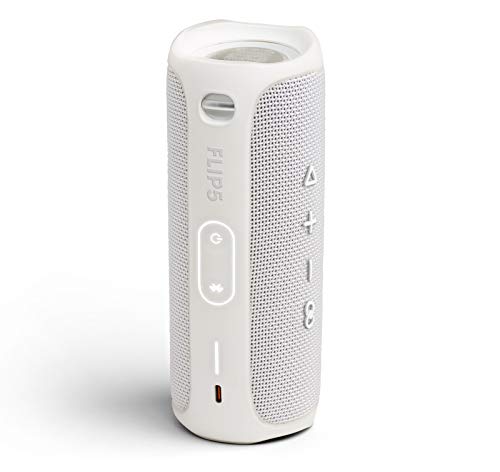Image of JBL FLIP 5 Waterproof Portable Bluetooth Speaker - White (Renewed)