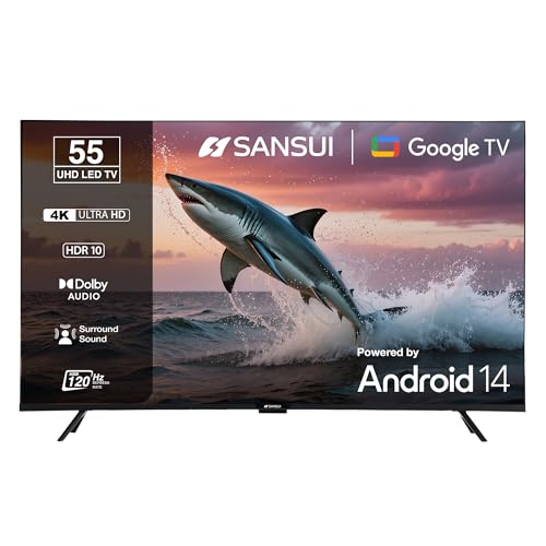 SANSUI 55 Inch 4K UHD Smart Google TV 1 Pieces - Image 2