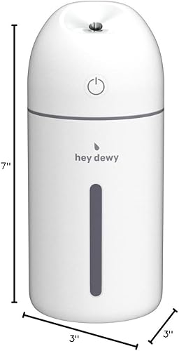 Miniatura 6 de Hey Dewy Humidificador facial portátil hidratante de niebla fría (versión con cable USB)